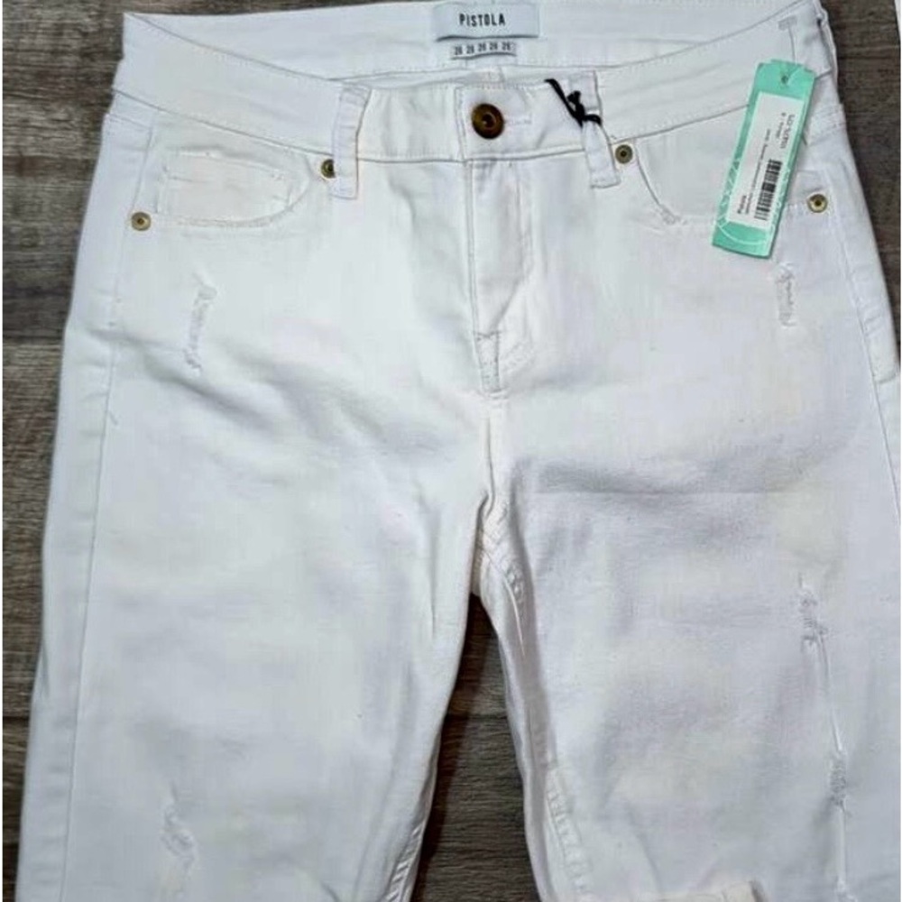 Pistola Jennifer distressed skinny jeans and
Size 29
